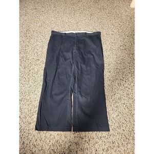 Men's Carhartt Dark Navy Pants Made In Usa RN#14806 100% Cotton